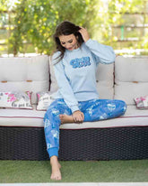 بيجامة حريمي ميلتون مطبوعه (1)