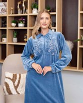 عباية حريمي شتوي مطرزه هايدي (6)