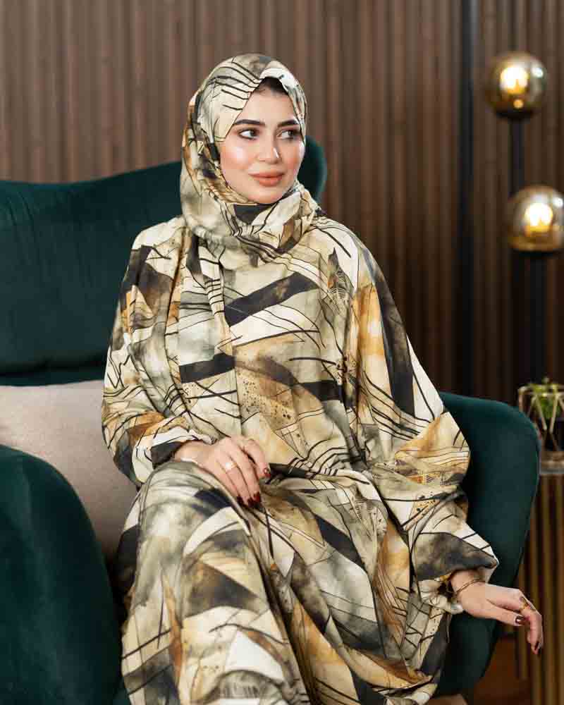 إسدال حريمي نسيج فبران (5)