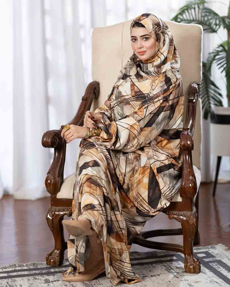 إسدال حريمي نسيج فبران (5) Secondary image
