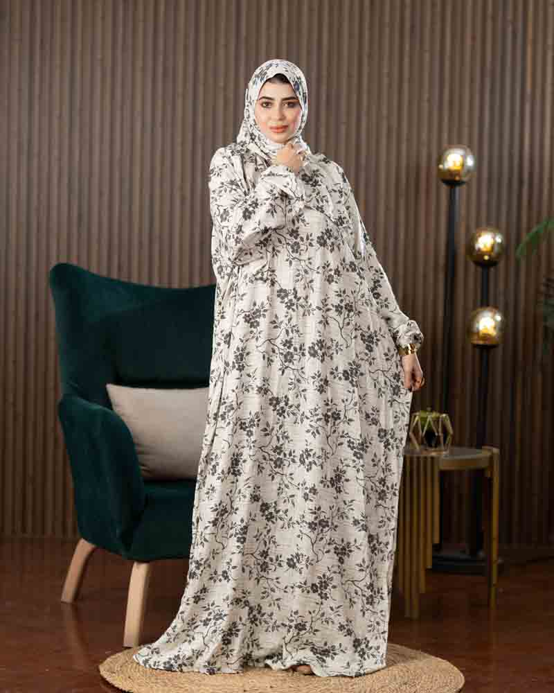 إسدال حريمي نسيج فبران (6) Main image