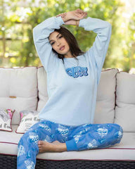 بيجامة حريمي ميلتون مطبوعه (1)