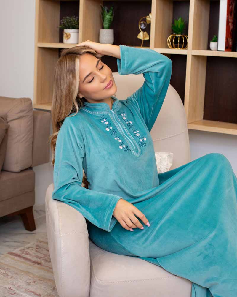 عباية حريمي شتوي مطرزه هايدي (5)